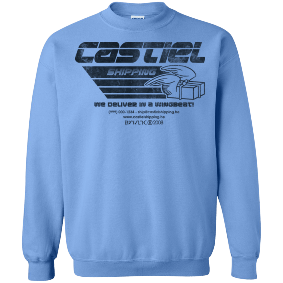 Sweatshirts Carolina Blue / Small Castiel Shipping Crewneck Sweatshirt