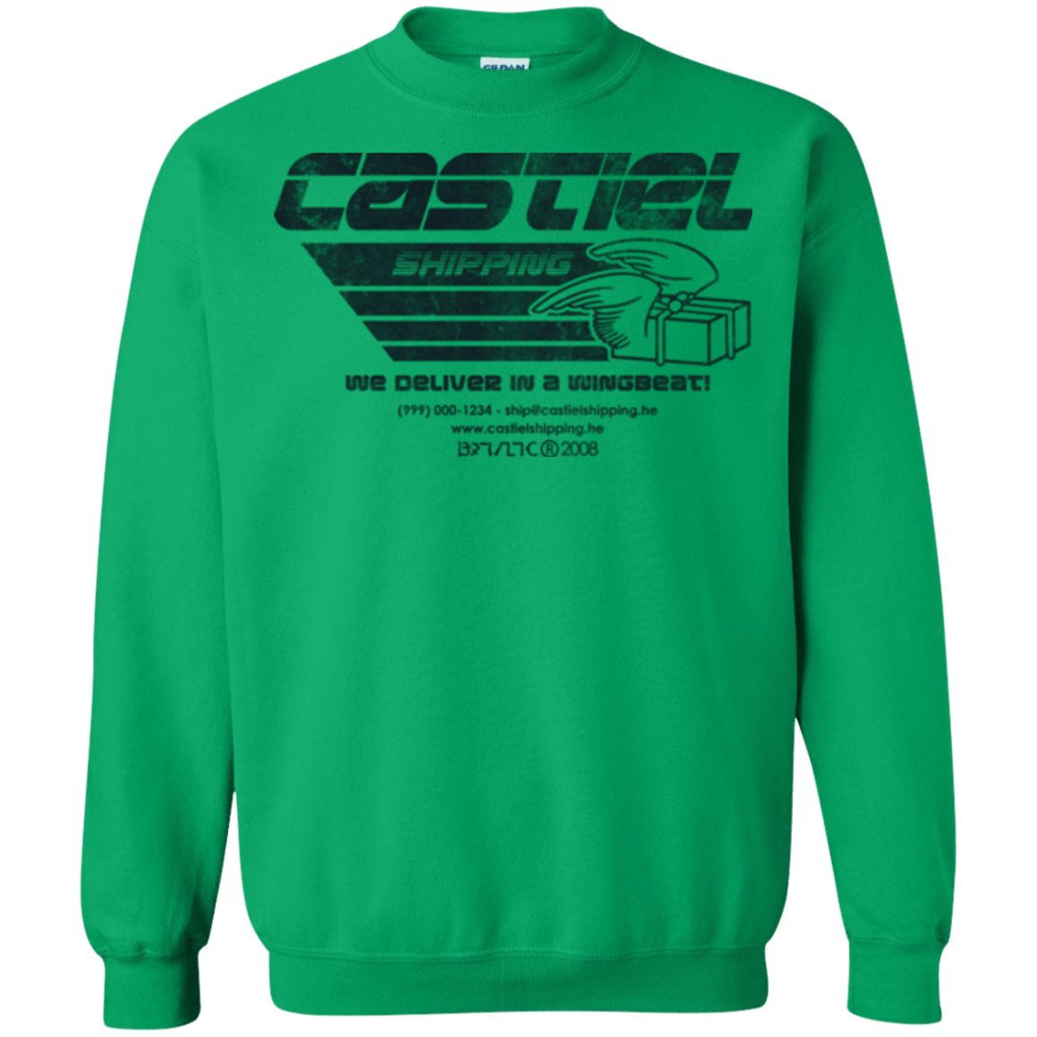 Sweatshirts Irish Green / Small Castiel Shipping Crewneck Sweatshirt