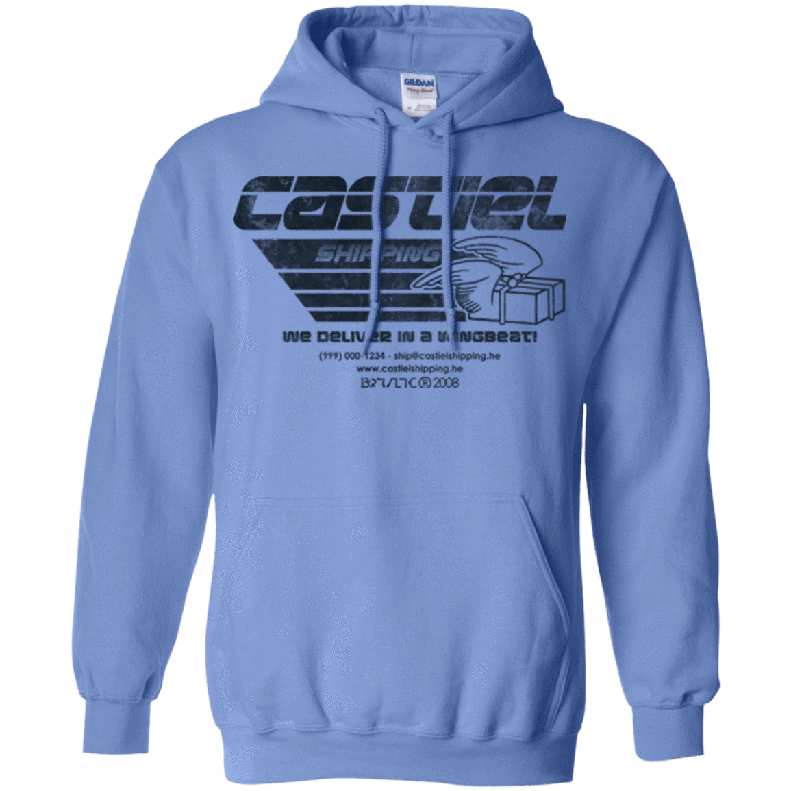 Sweatshirts Carolina Blue / Small Castiel Shipping Pullover Hoodie