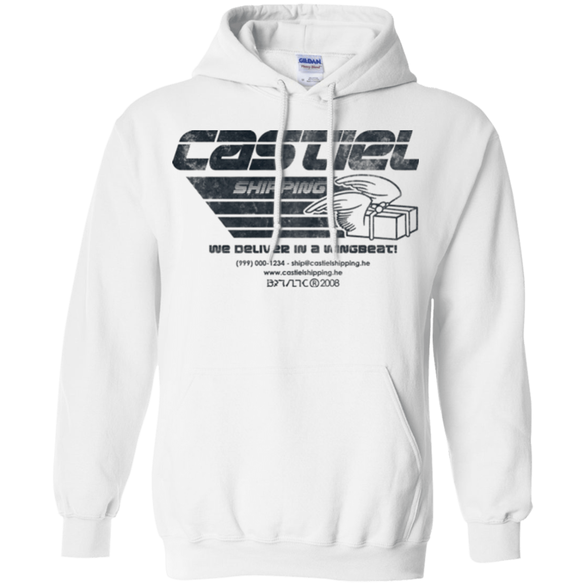 Sweatshirts White / Small Castiel Shipping Pullover Hoodie