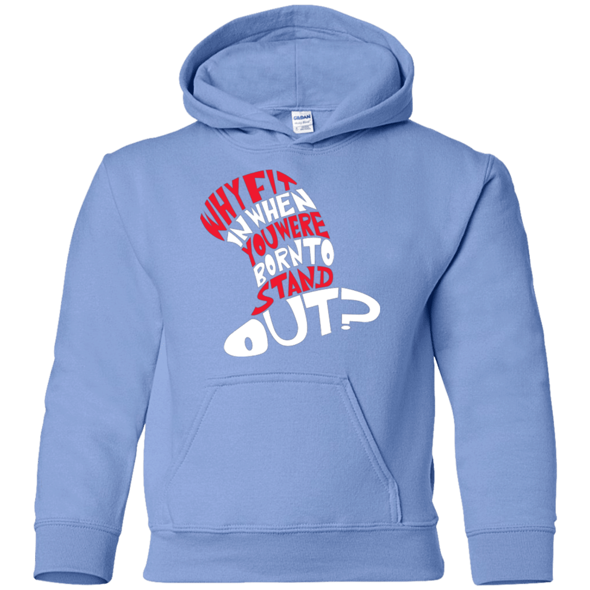 Sweatshirts Carolina Blue / YS Cat In The Hat Youth Hoodie