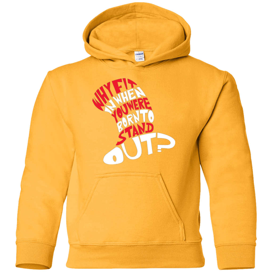 Sweatshirts Gold / YS Cat In The Hat Youth Hoodie
