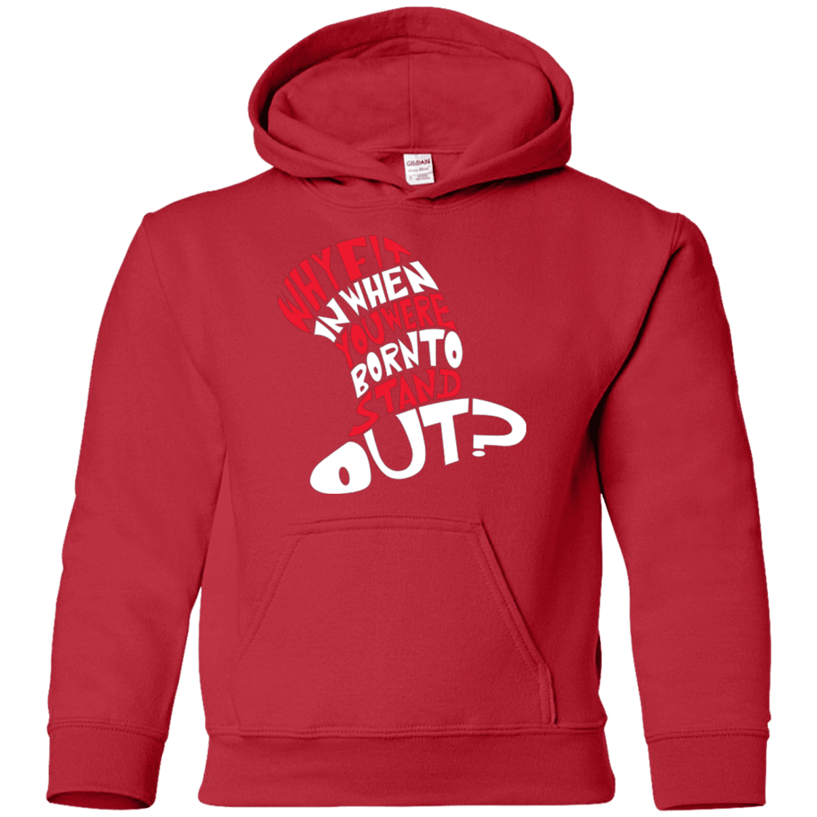 Sweatshirts Red / YS Cat In The Hat Youth Hoodie