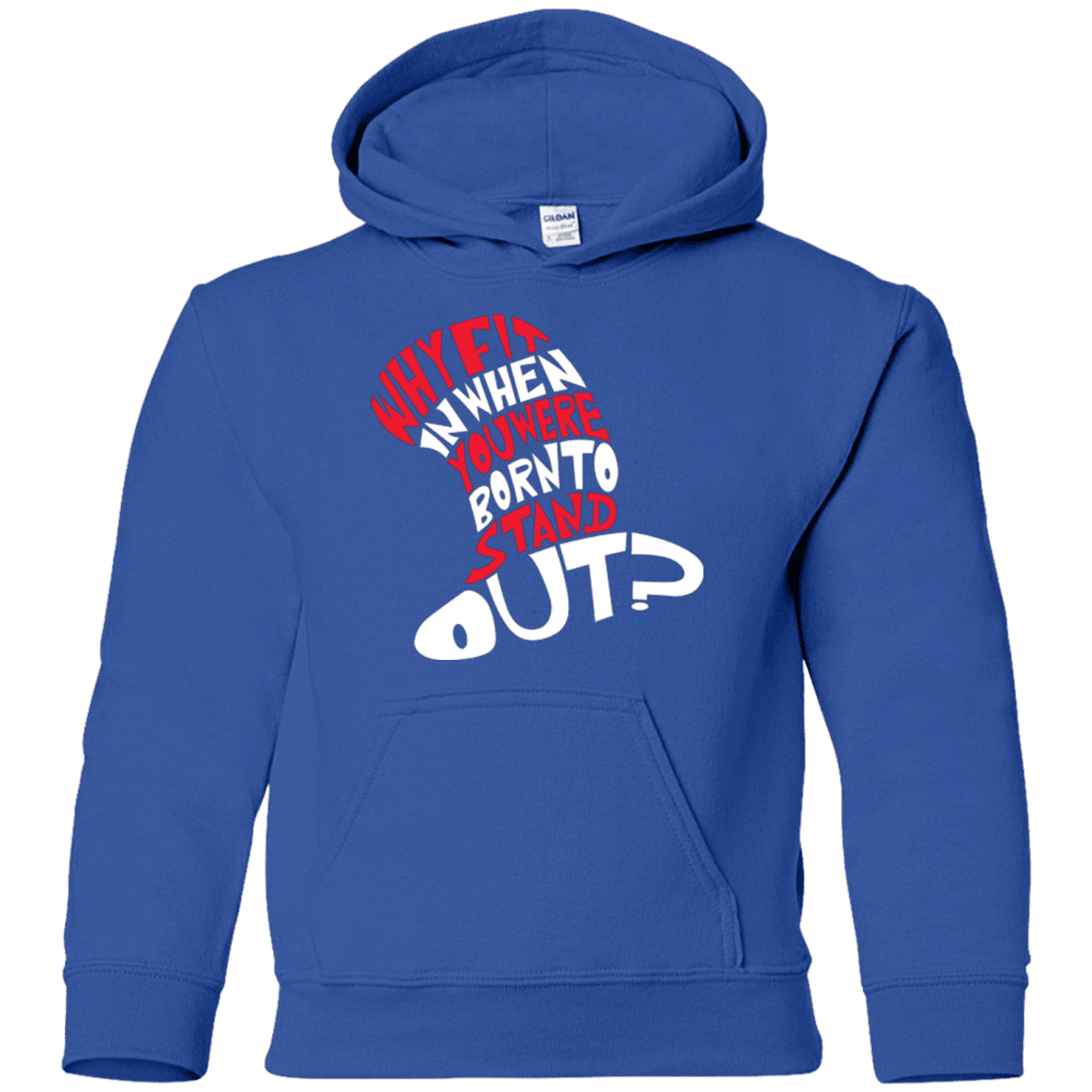 Sweatshirts Royal / YS Cat In The Hat Youth Hoodie