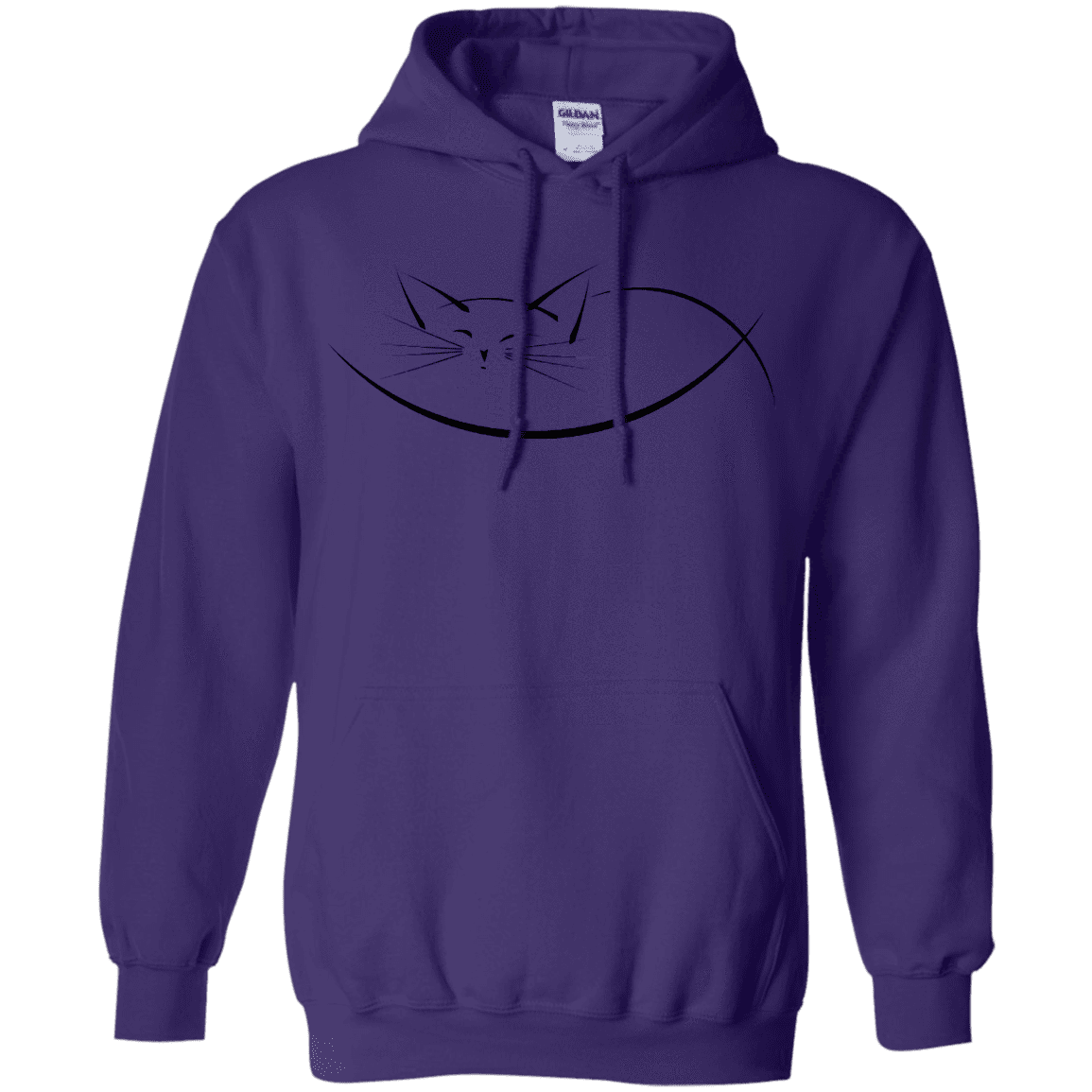 Sweatshirts Purple / S Cat Nap Pullover Hoodie