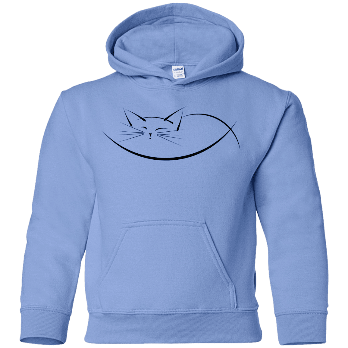 Sweatshirts Carolina Blue / YS Cat Nap Youth Hoodie