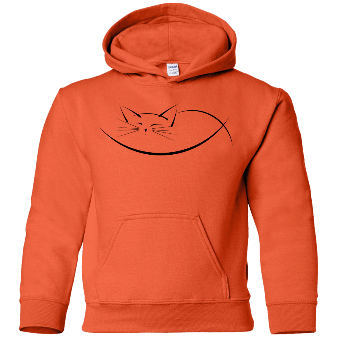Sweatshirts Orange / YS Cat Nap Youth Hoodie