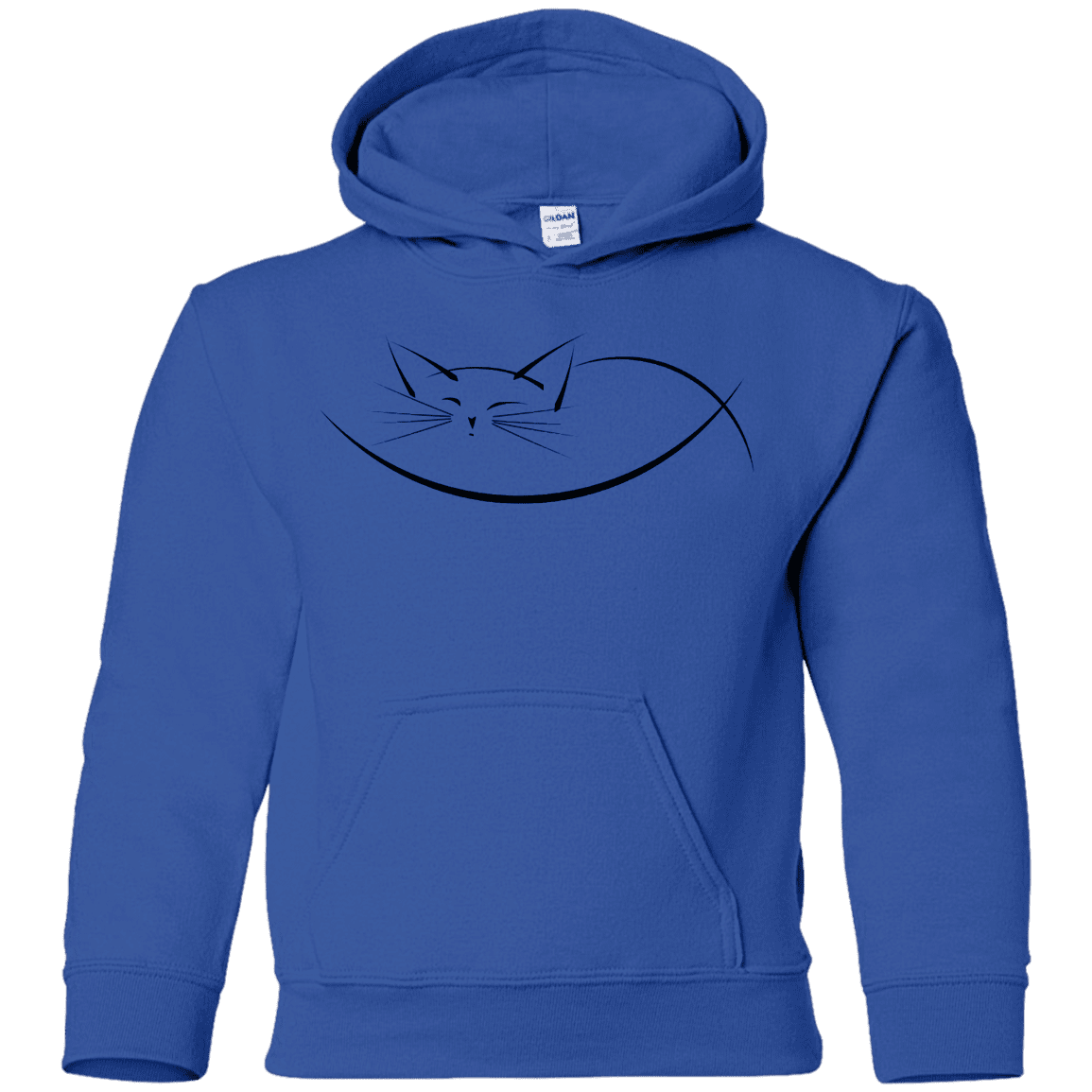 Sweatshirts Royal / YS Cat Nap Youth Hoodie