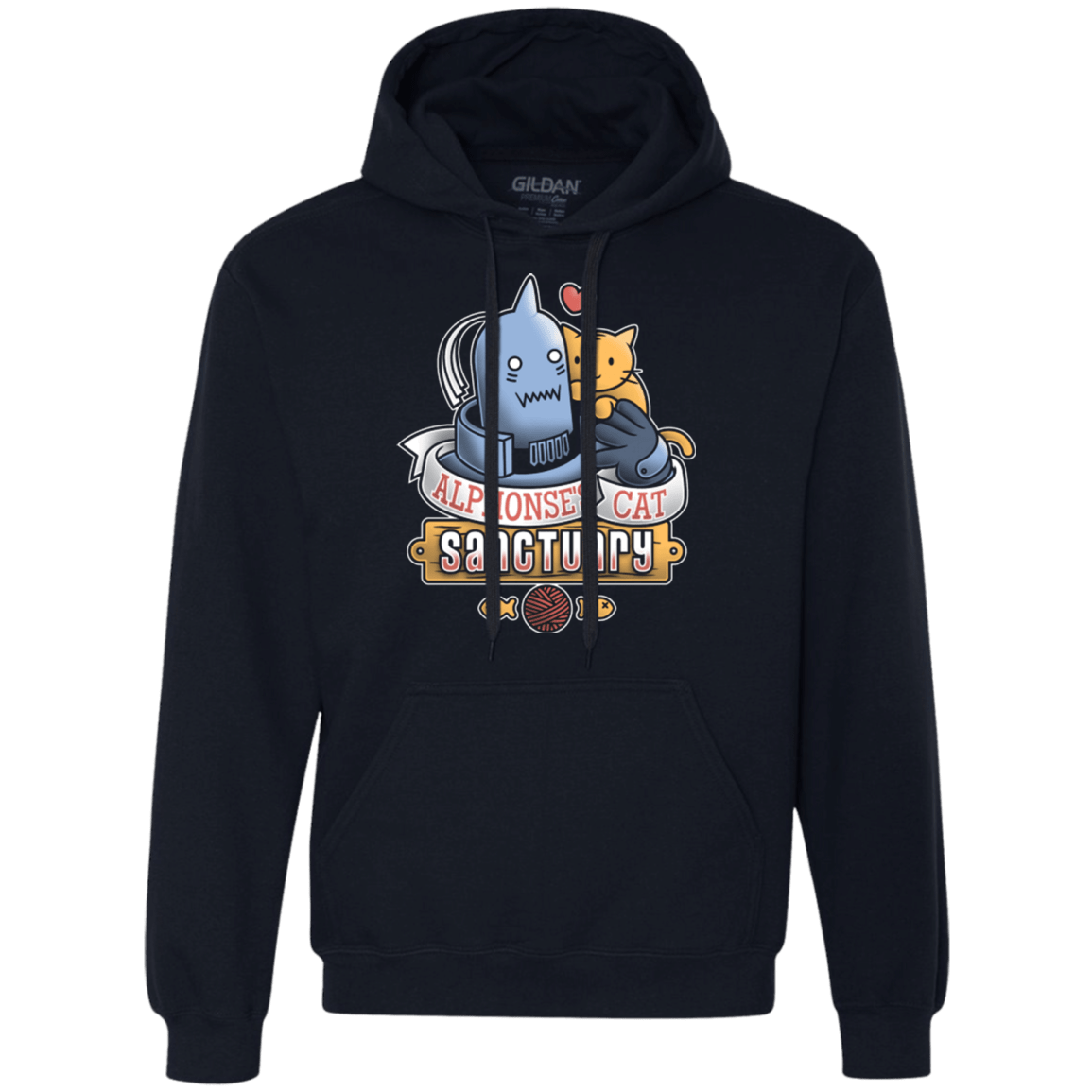 Sweatshirts Navy / Small CAT SANCTUARY Premium Fleece Hoodie