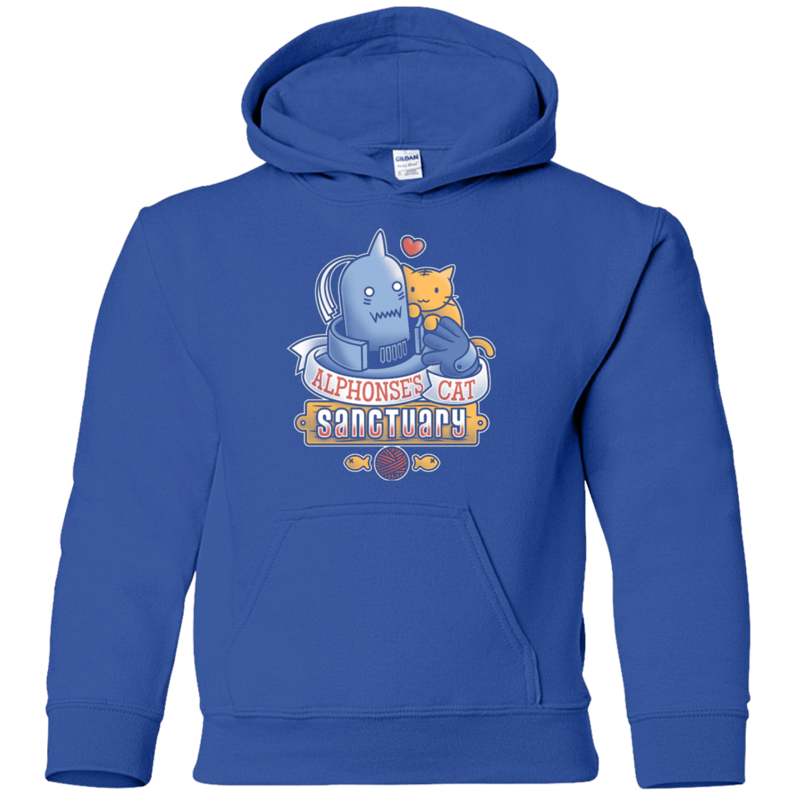Sweatshirts Royal / YS CAT SANCTUARY Youth Hoodie