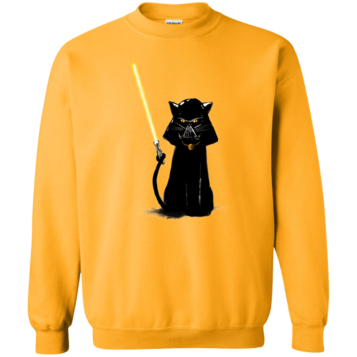Sweatshirts Gold / S Cat Vader Crewneck Sweatshirt