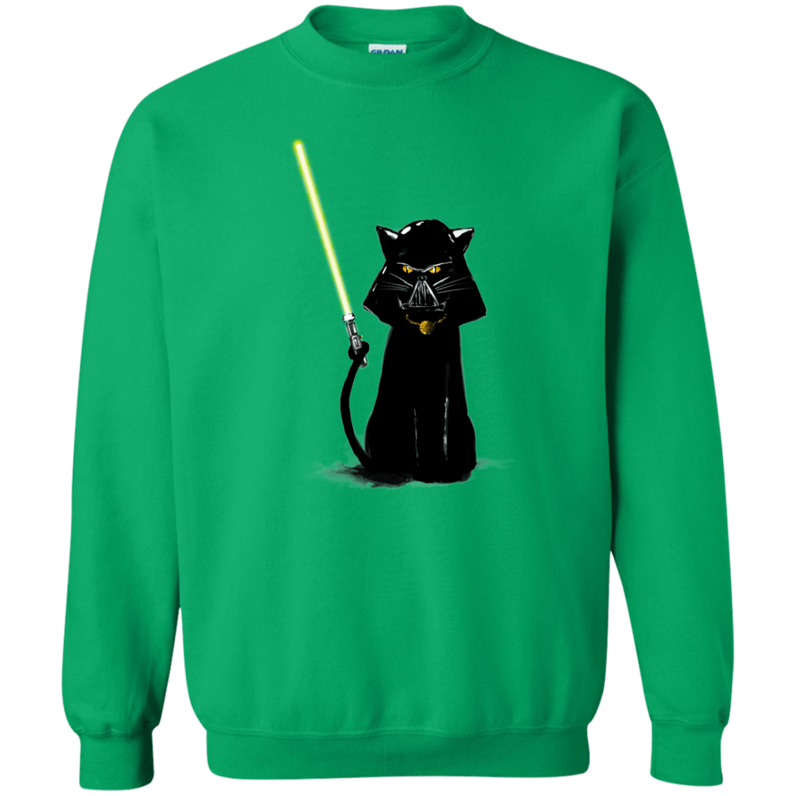 Sweatshirts Irish Green / S Cat Vader Crewneck Sweatshirt