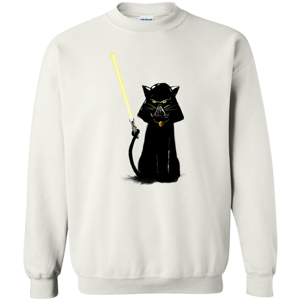 Sweatshirts White / S Cat Vader Crewneck Sweatshirt