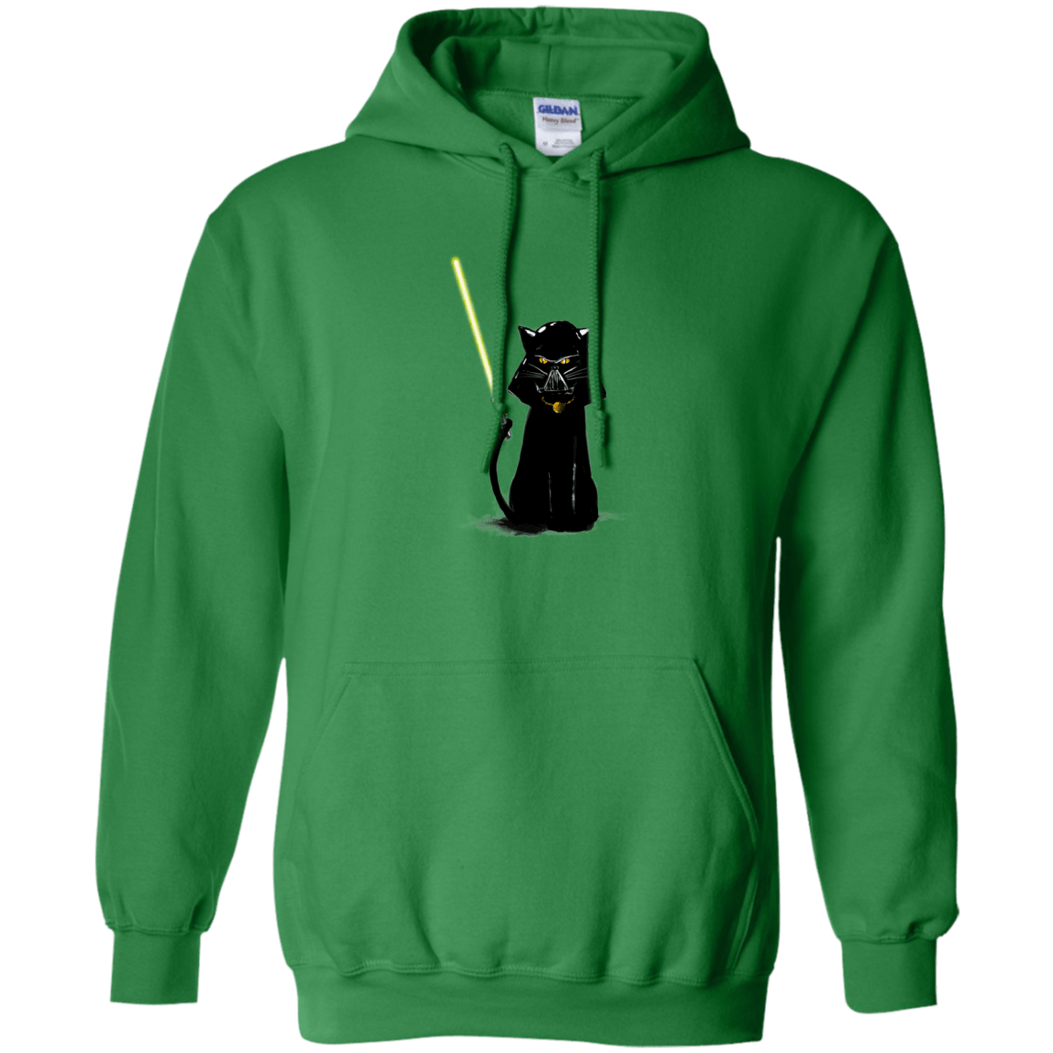 Sweatshirts Irish Green / S Cat Vader Pullover Hoodie