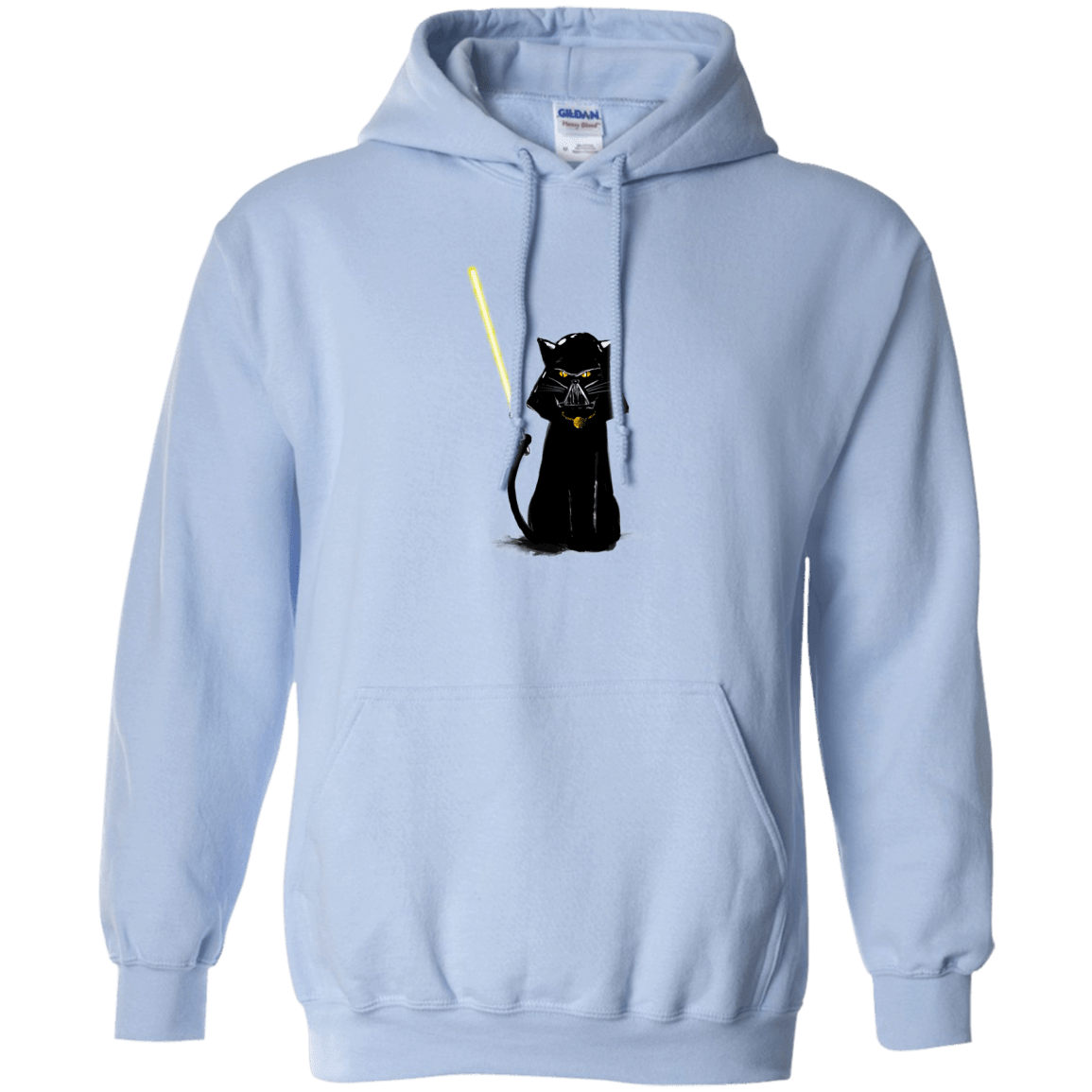 Sweatshirts Light Blue / S Cat Vader Pullover Hoodie