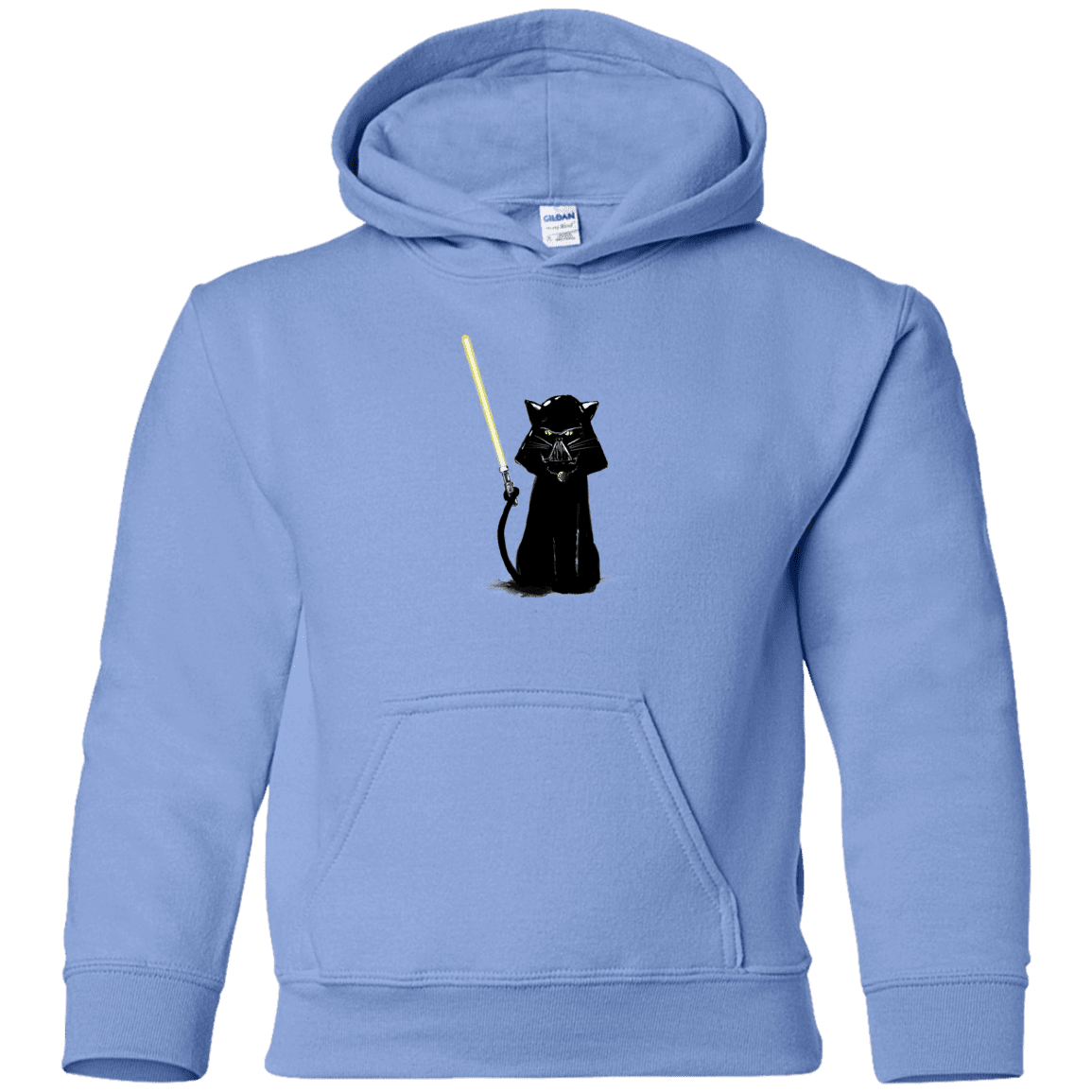 Sweatshirts Carolina Blue / YS Cat Vader Youth Hoodie