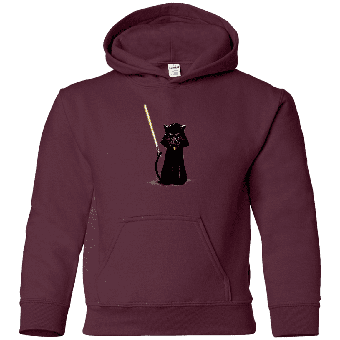 Sweatshirts Maroon / YS Cat Vader Youth Hoodie