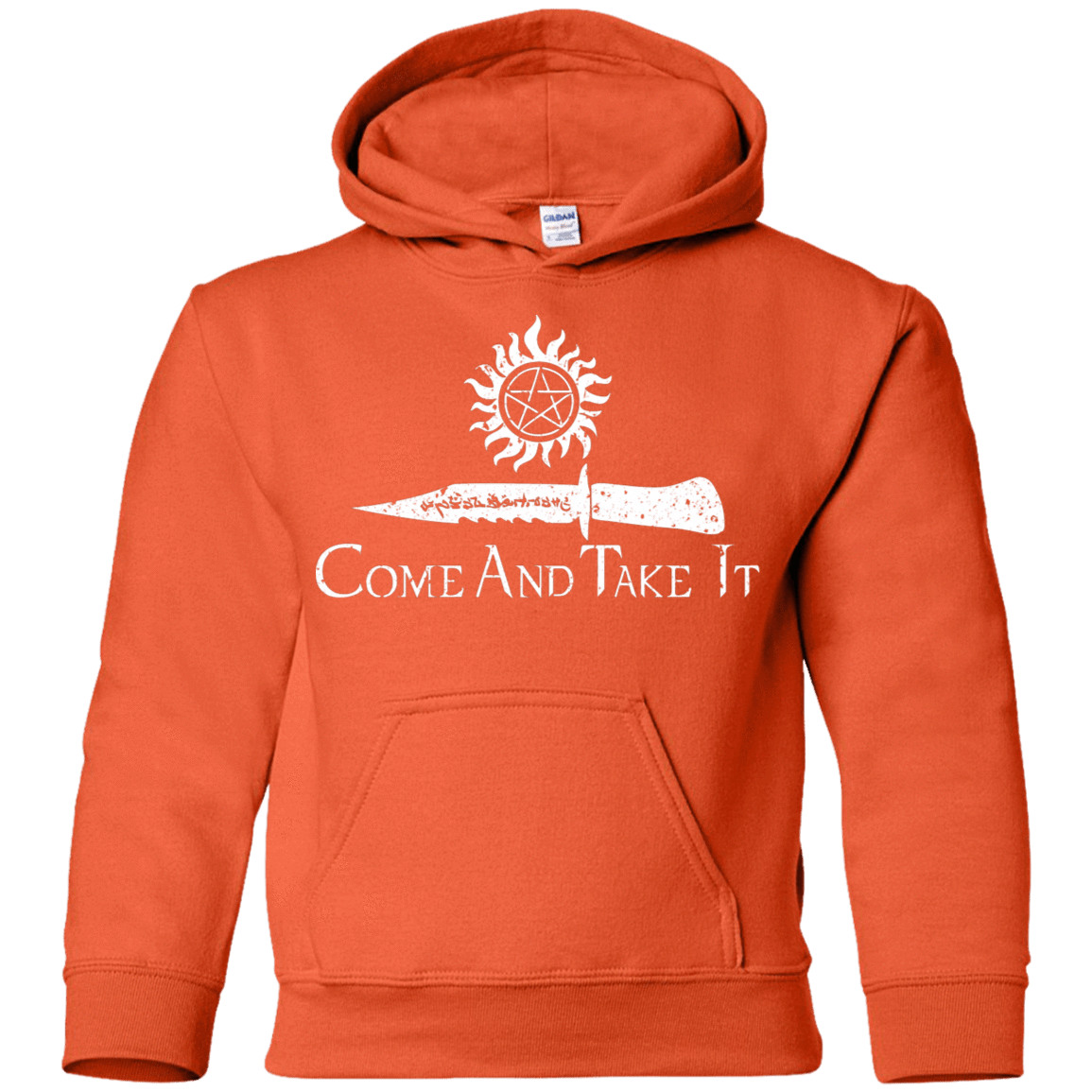 Sweatshirts Orange / YS CATI Youth Hoodie