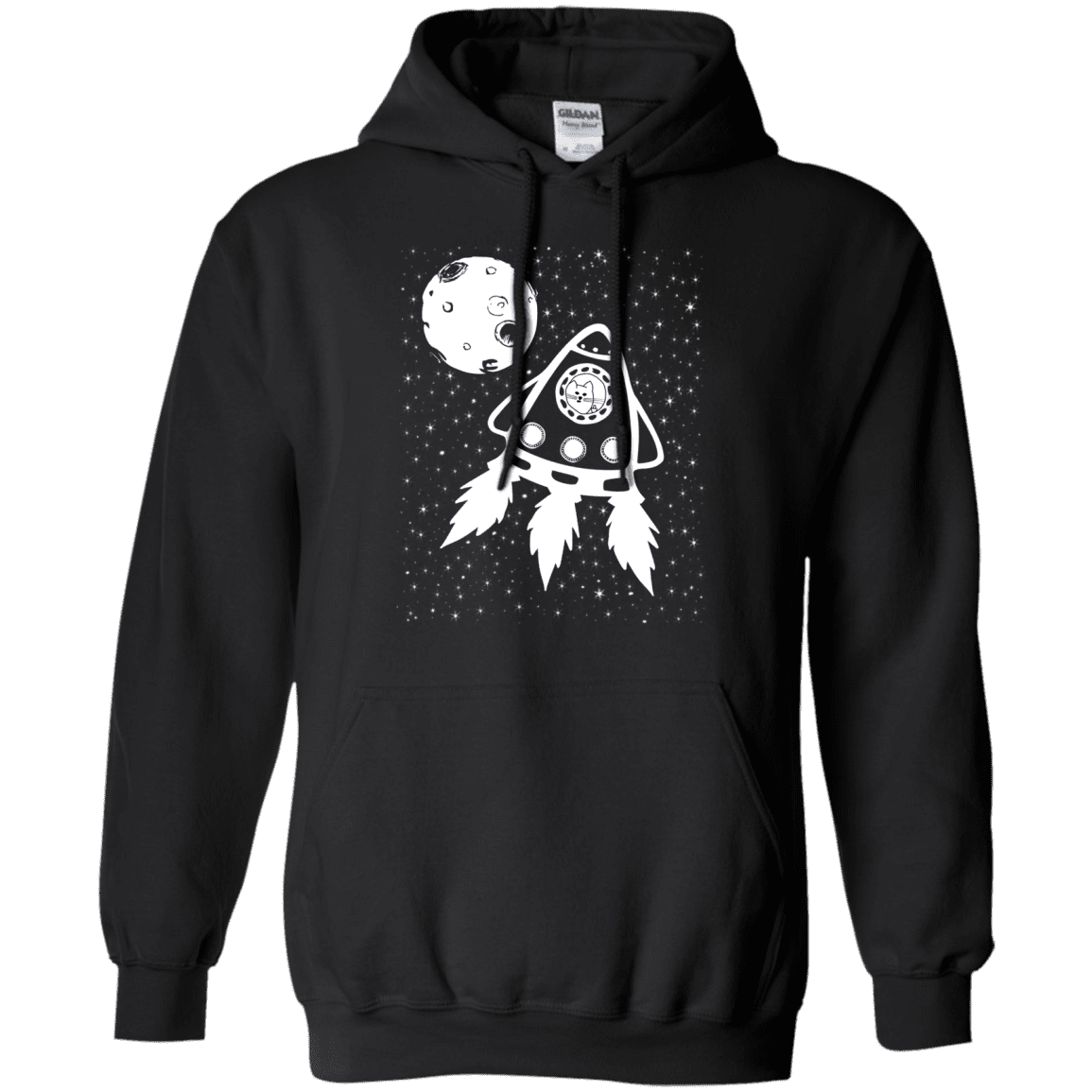 Sweatshirts Black / S Catstronaut Pullover Hoodie