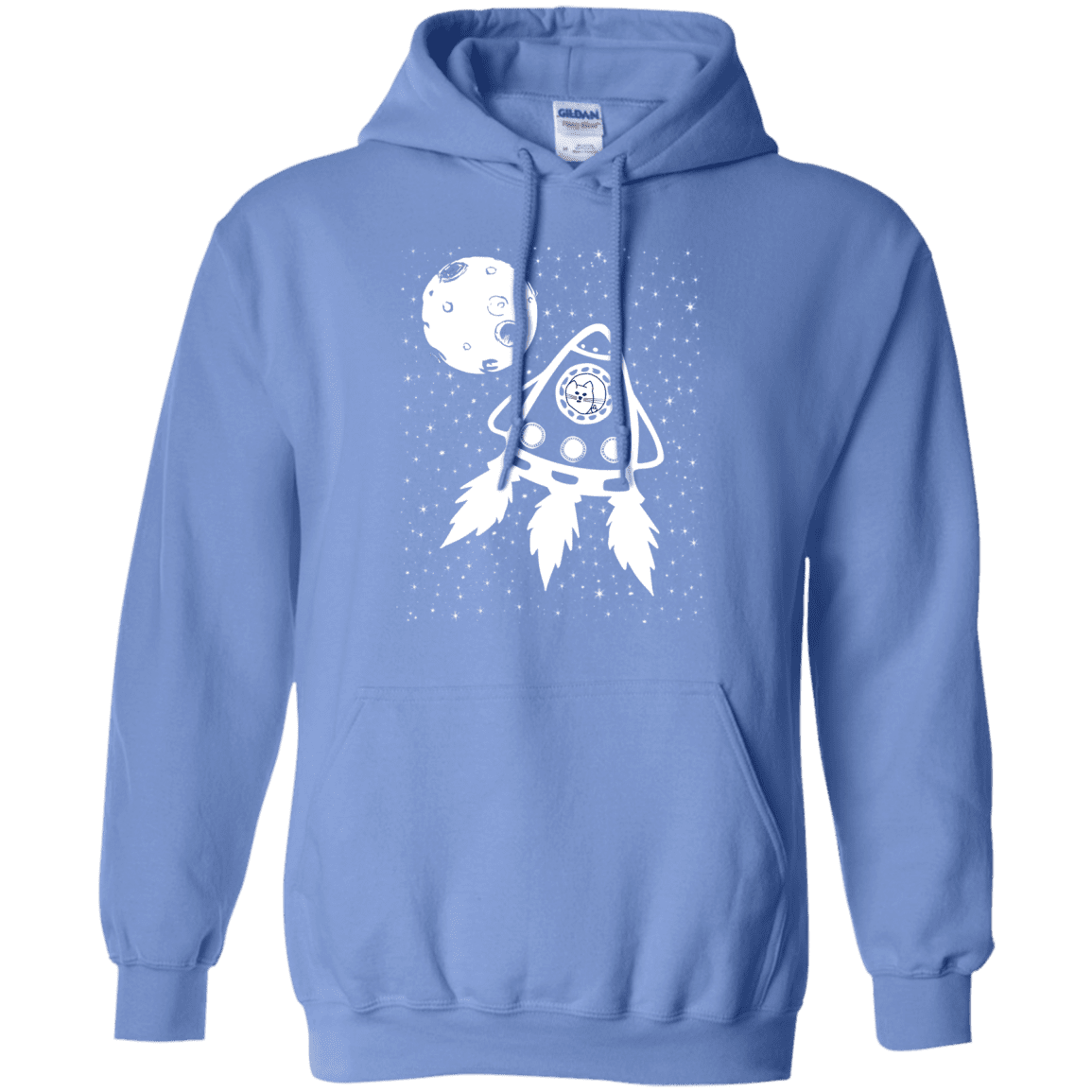Sweatshirts Carolina Blue / S Catstronaut Pullover Hoodie