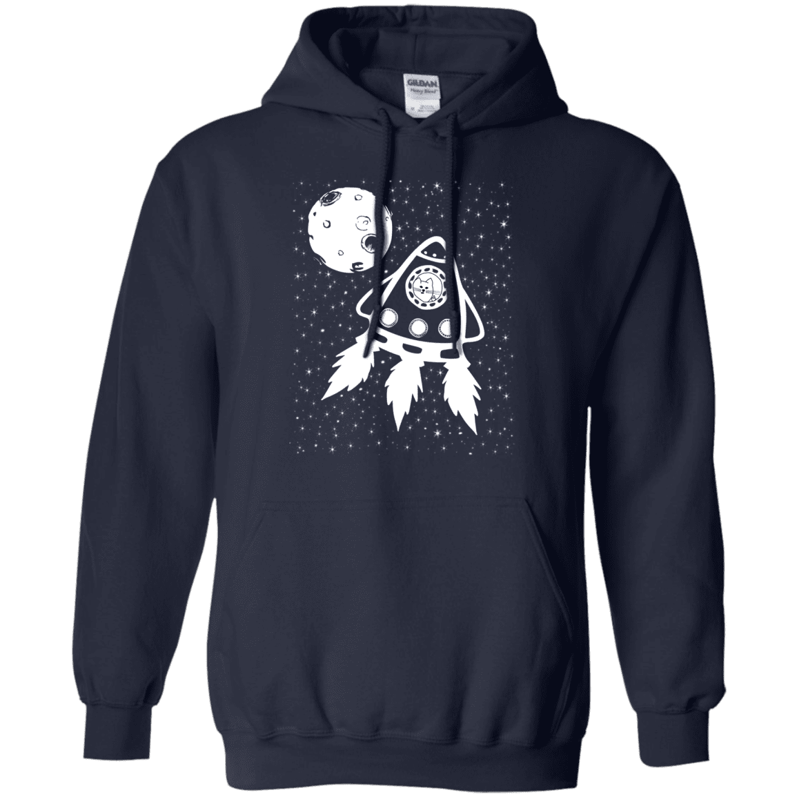 Sweatshirts Navy / S Catstronaut Pullover Hoodie