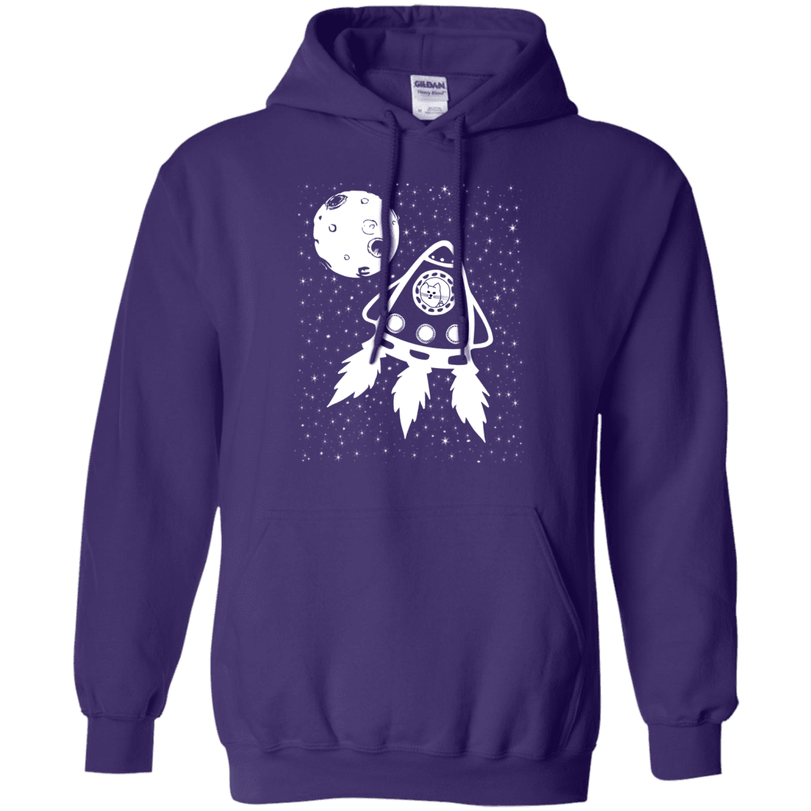 Sweatshirts Purple / S Catstronaut Pullover Hoodie