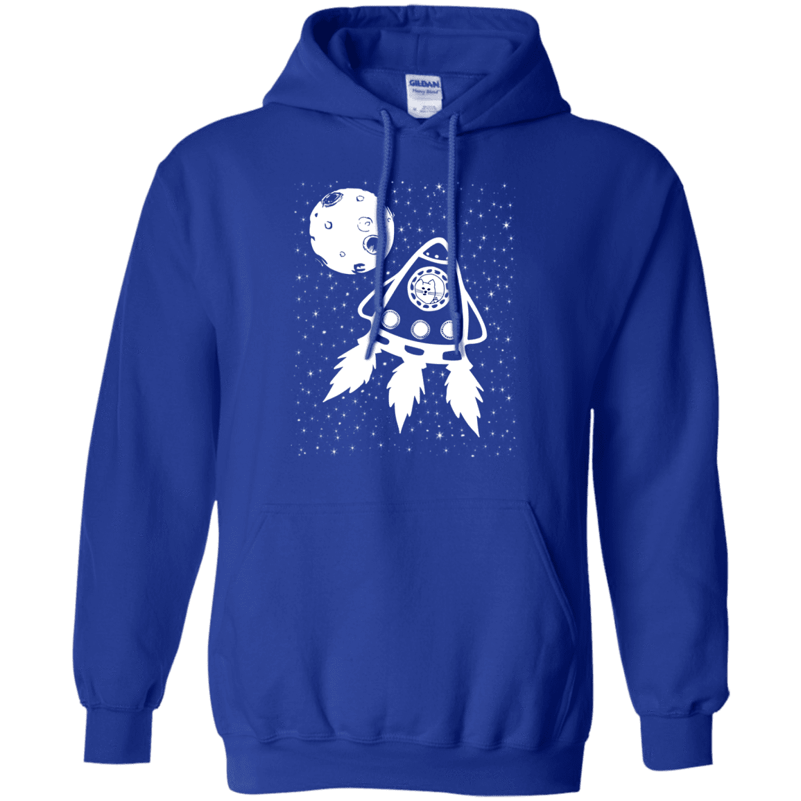 Sweatshirts Royal / S Catstronaut Pullover Hoodie
