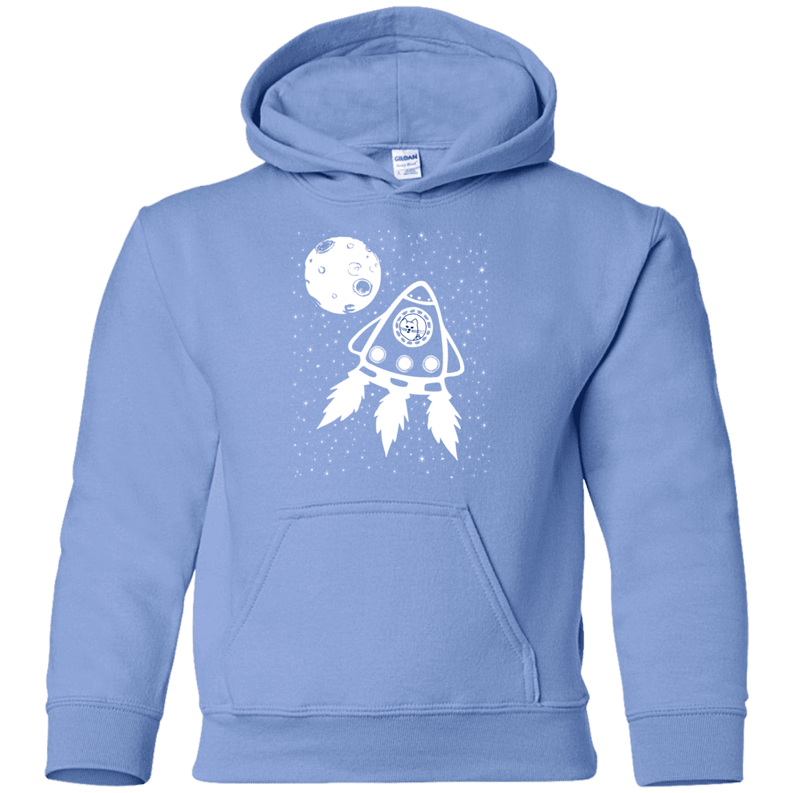 Sweatshirts Carolina Blue / YS Catstronaut Youth Hoodie