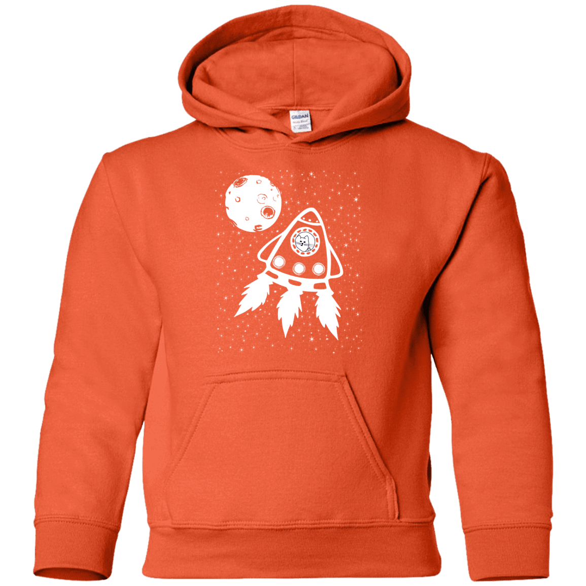Sweatshirts Orange / YS Catstronaut Youth Hoodie