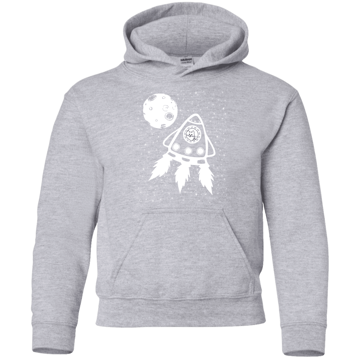 Sweatshirts Sport Grey / YS Catstronaut Youth Hoodie