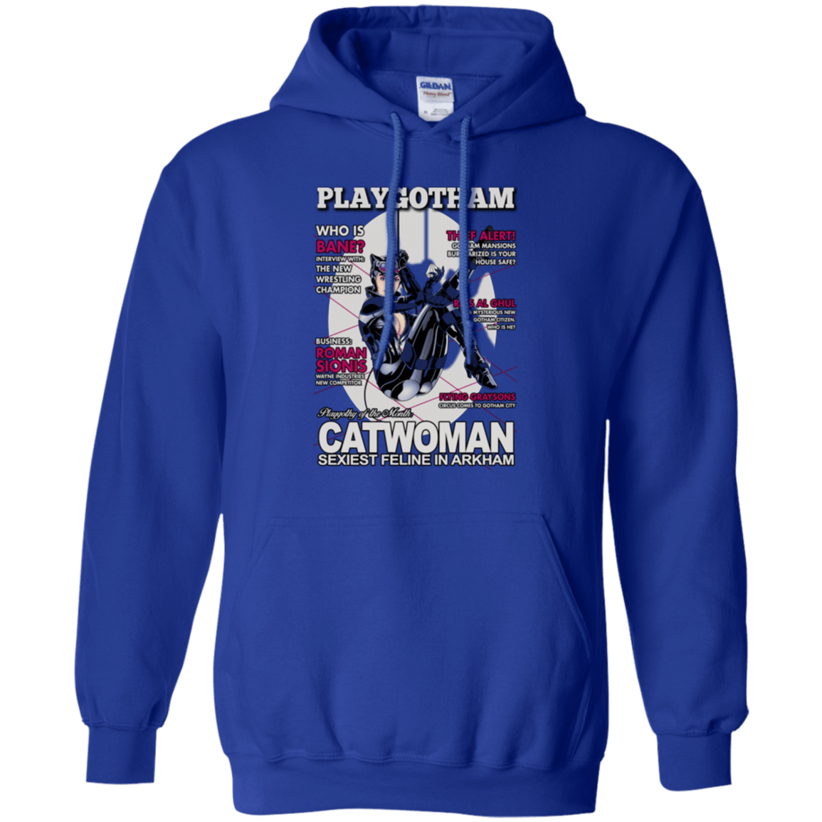 Sweatshirts Royal / Small Catwoman PlayGotham Pullover Hoodie