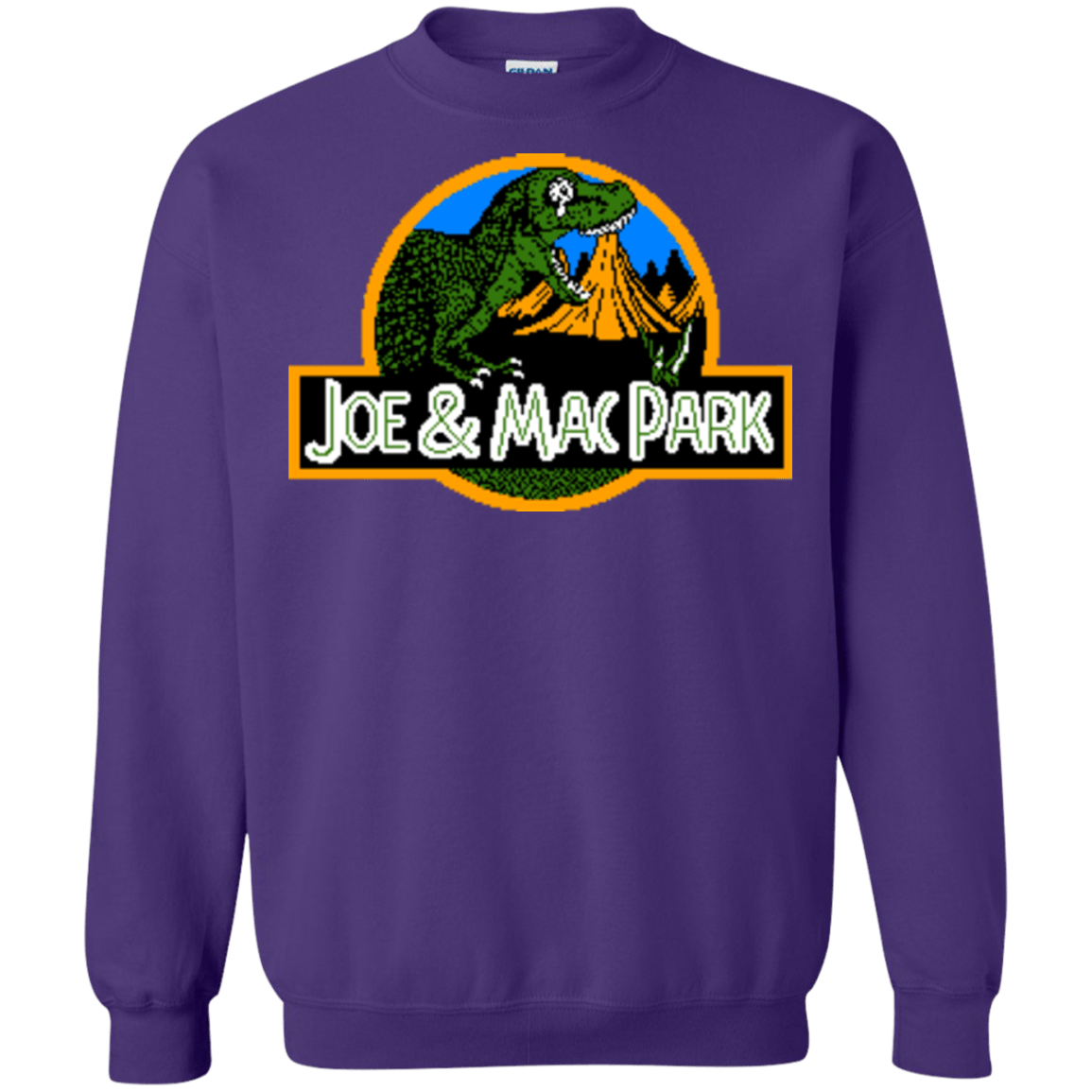Sweatshirts Purple / Small Caveman park Crewneck Sweatshirt