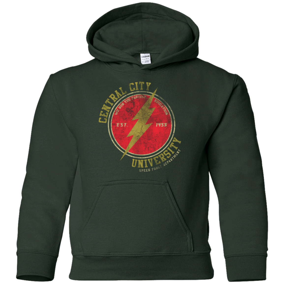 Sweatshirts Forest Green / YS Central City U Youth Hoodie