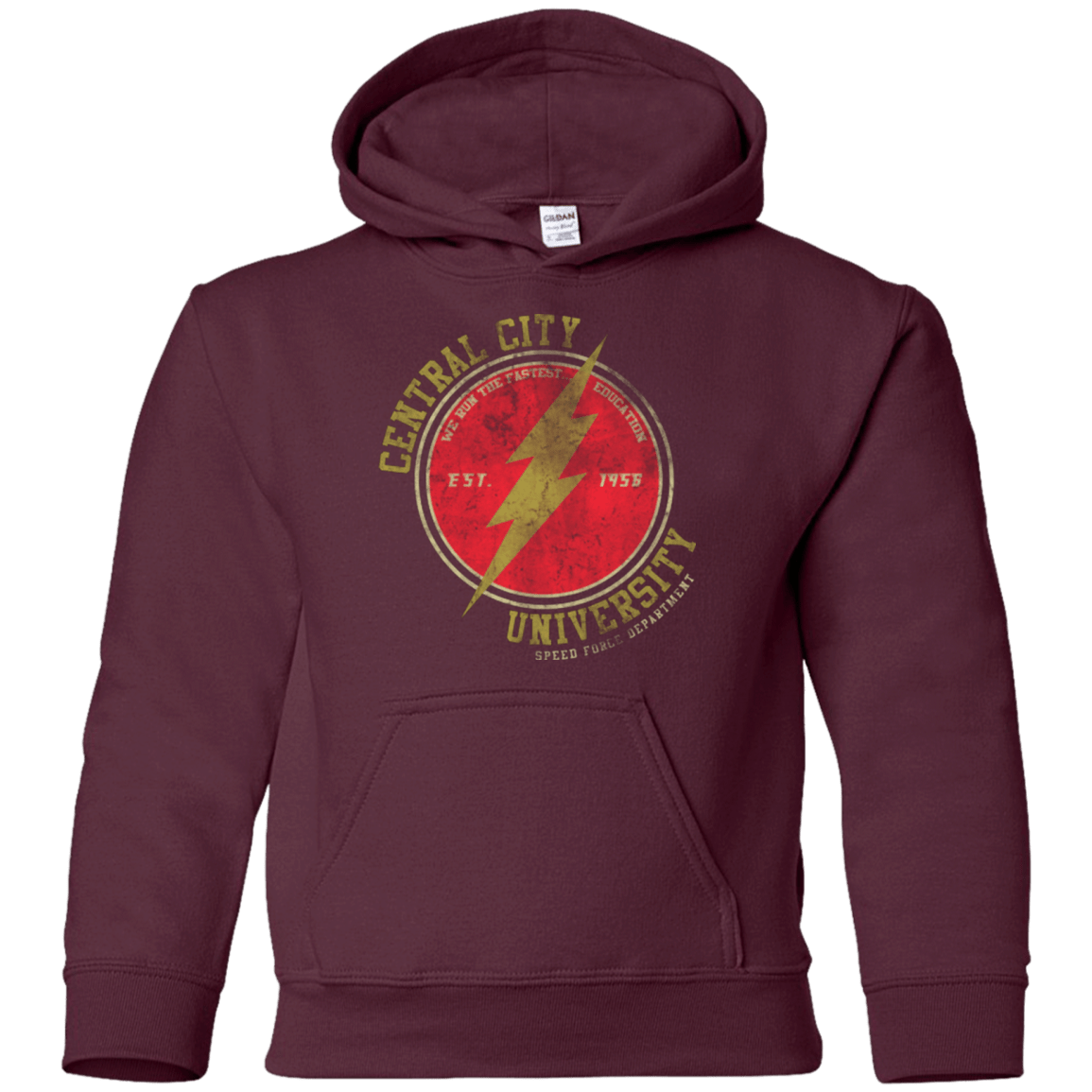 Sweatshirts Maroon / YS Central City U Youth Hoodie