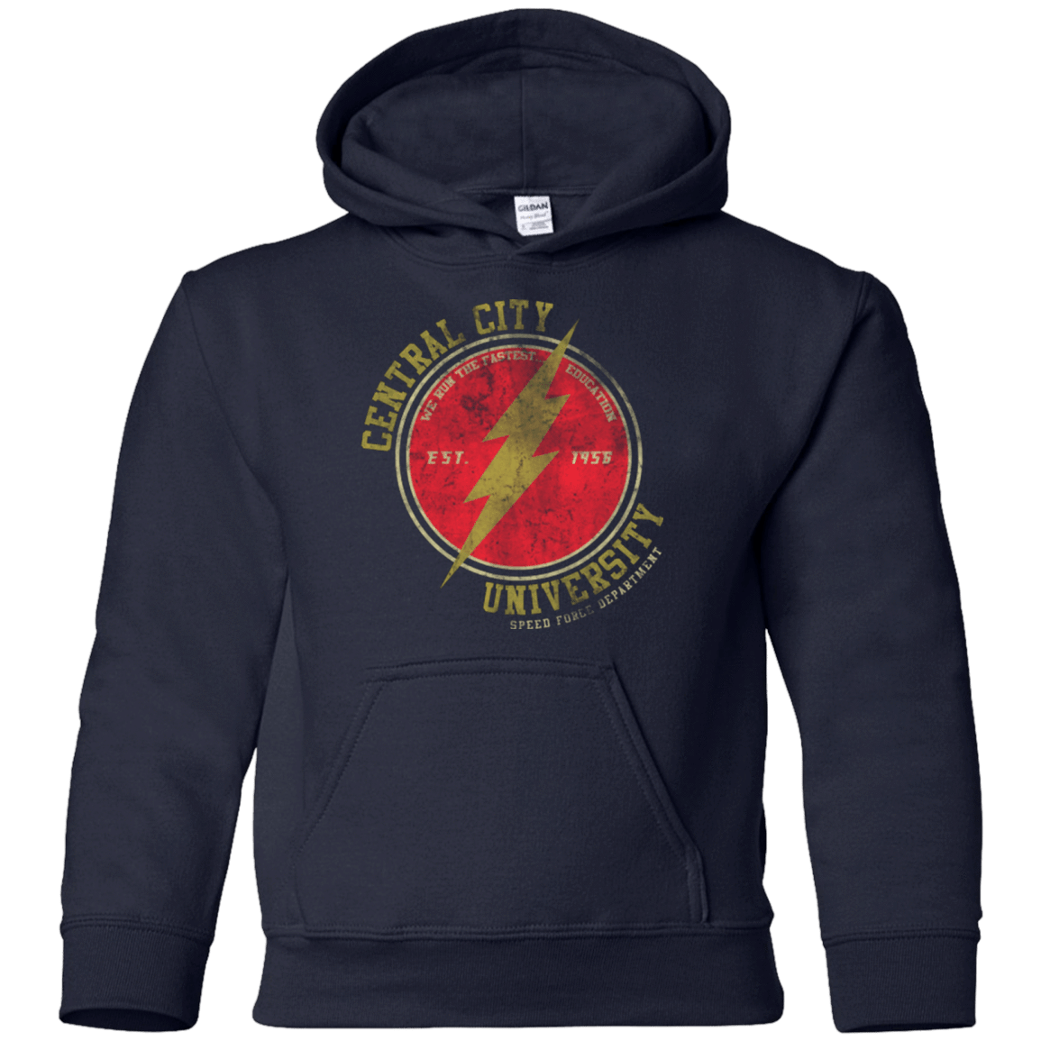 Sweatshirts Navy / YS Central City U Youth Hoodie