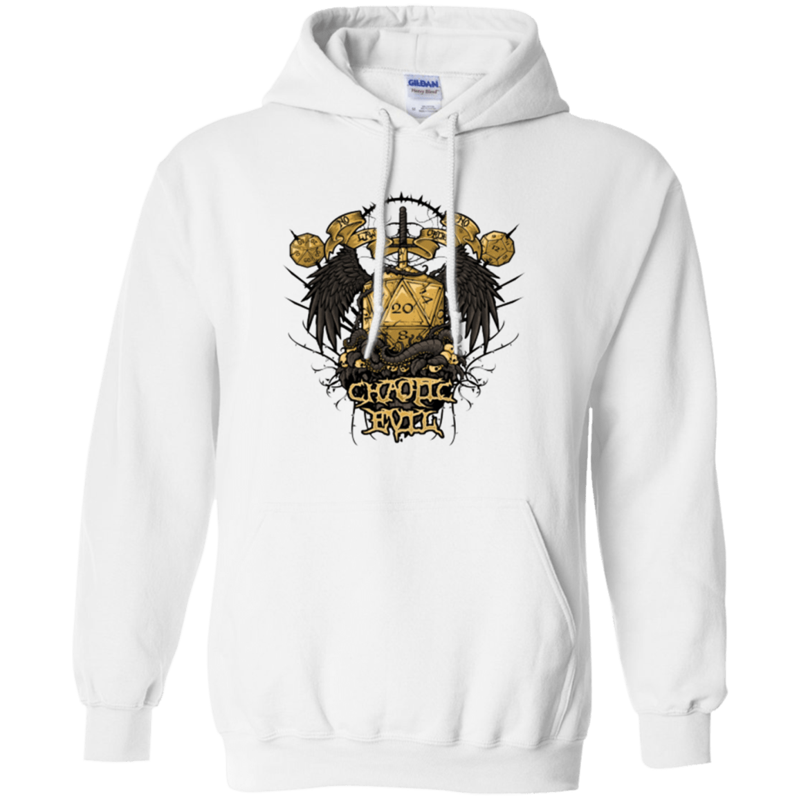 Sweatshirts White / Small CHAOTIC EVIL Pullover Hoodie