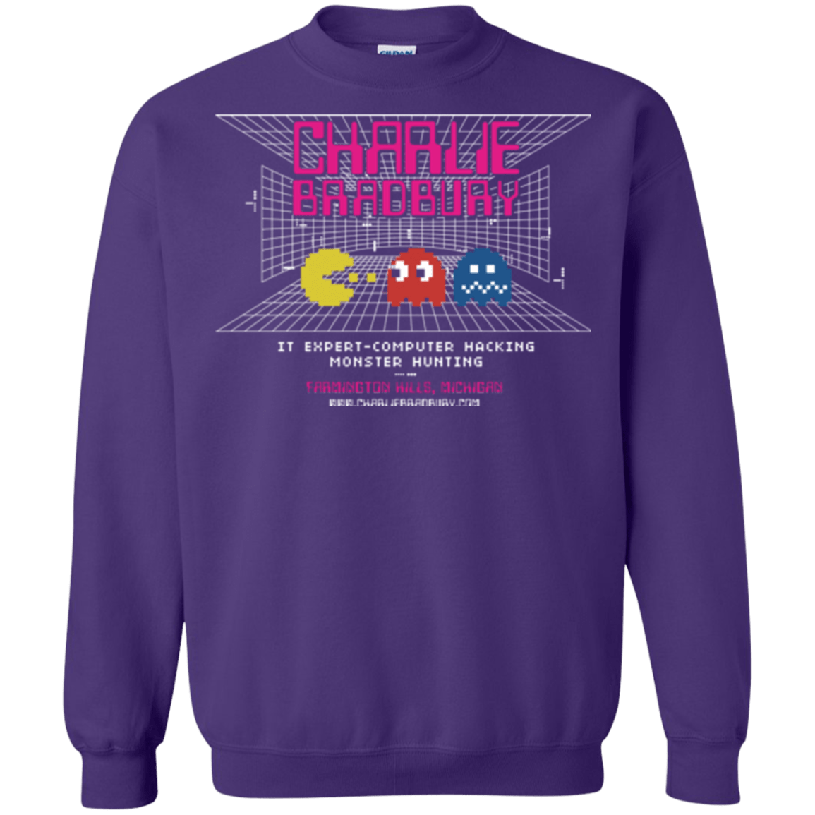 Sweatshirts Purple / Small Charlie Bradbury IT Crewneck Sweatshirt