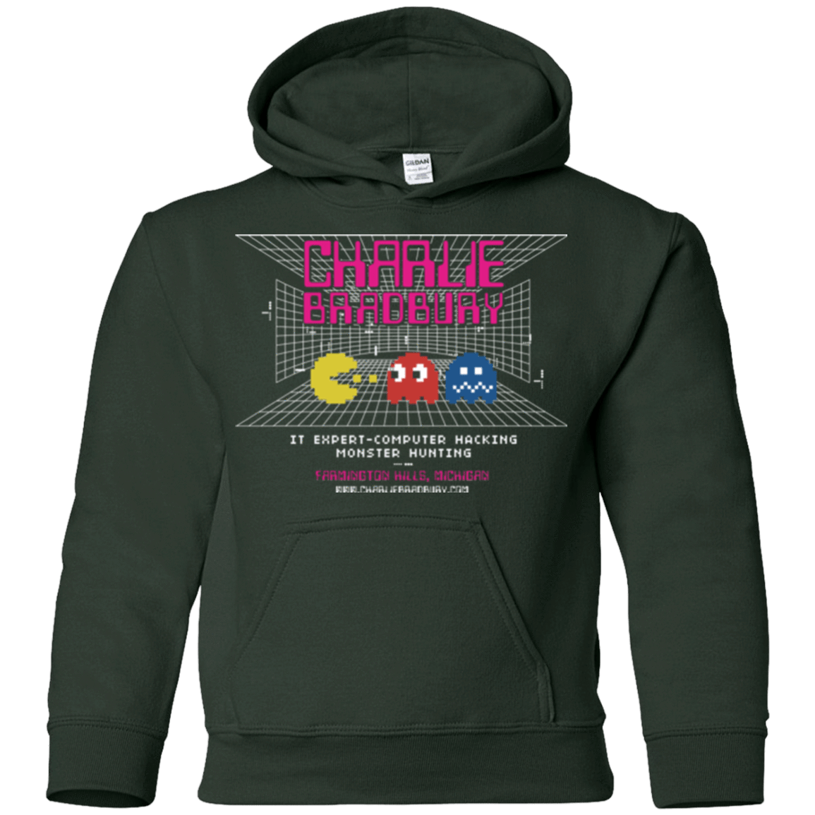 Sweatshirts Forest Green / YS Charlie Bradbury IT Youth Hoodie