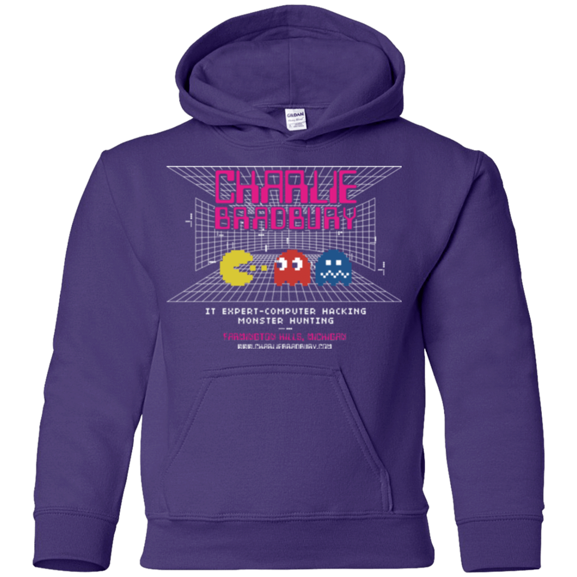 Sweatshirts Purple / YS Charlie Bradbury IT Youth Hoodie