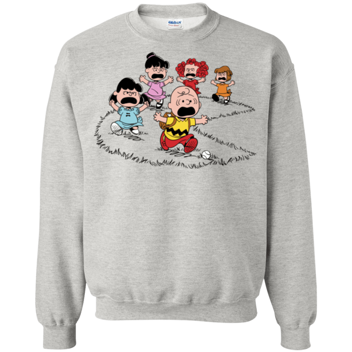 Sweatshirts Ash / Small Charlie Pac Man Crewneck Sweatshirt