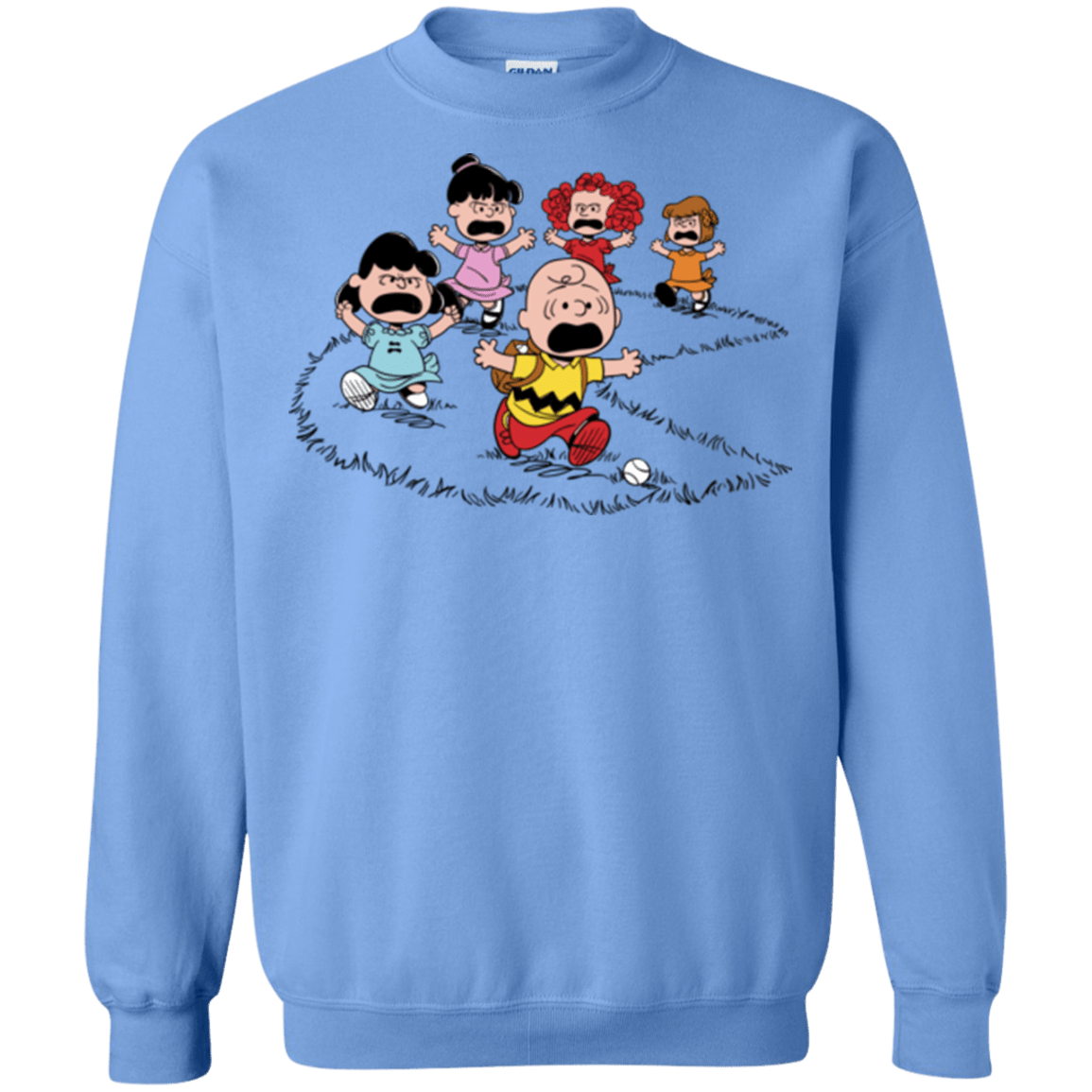 Sweatshirts Carolina Blue / Small Charlie Pac Man Crewneck Sweatshirt