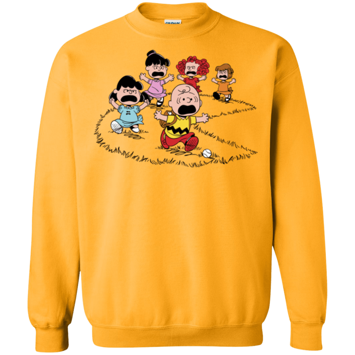 Sweatshirts Gold / Small Charlie Pac Man Crewneck Sweatshirt