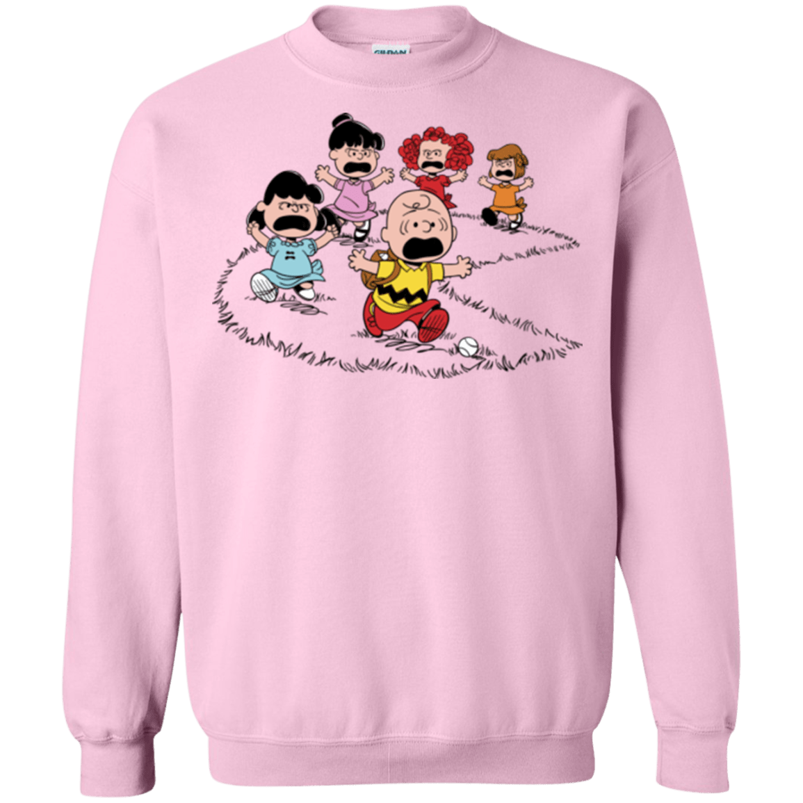Sweatshirts Light Pink / Small Charlie Pac Man Crewneck Sweatshirt