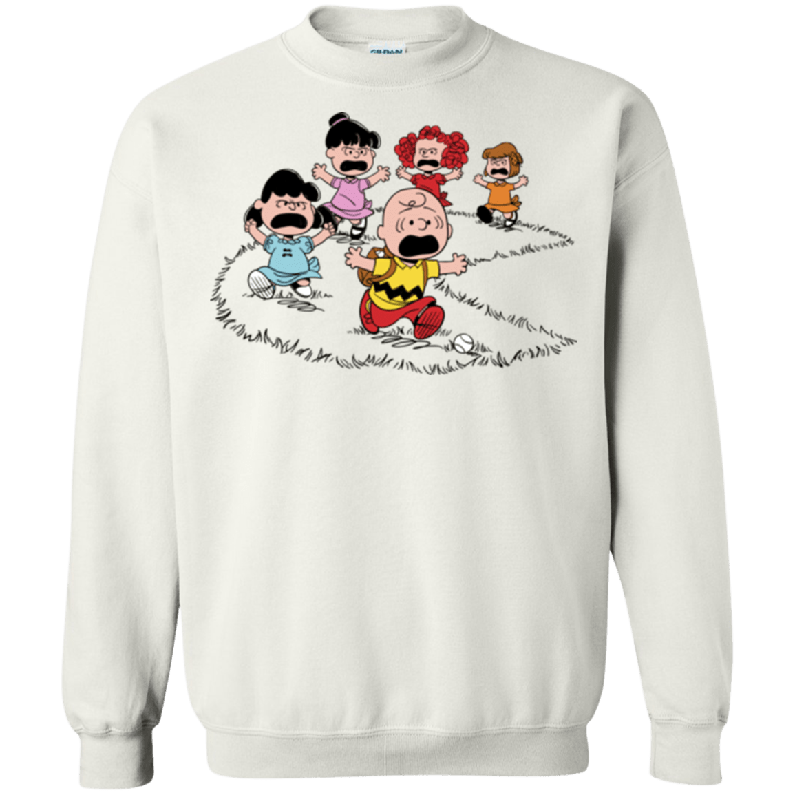 Sweatshirts White / Small Charlie Pac Man Crewneck Sweatshirt