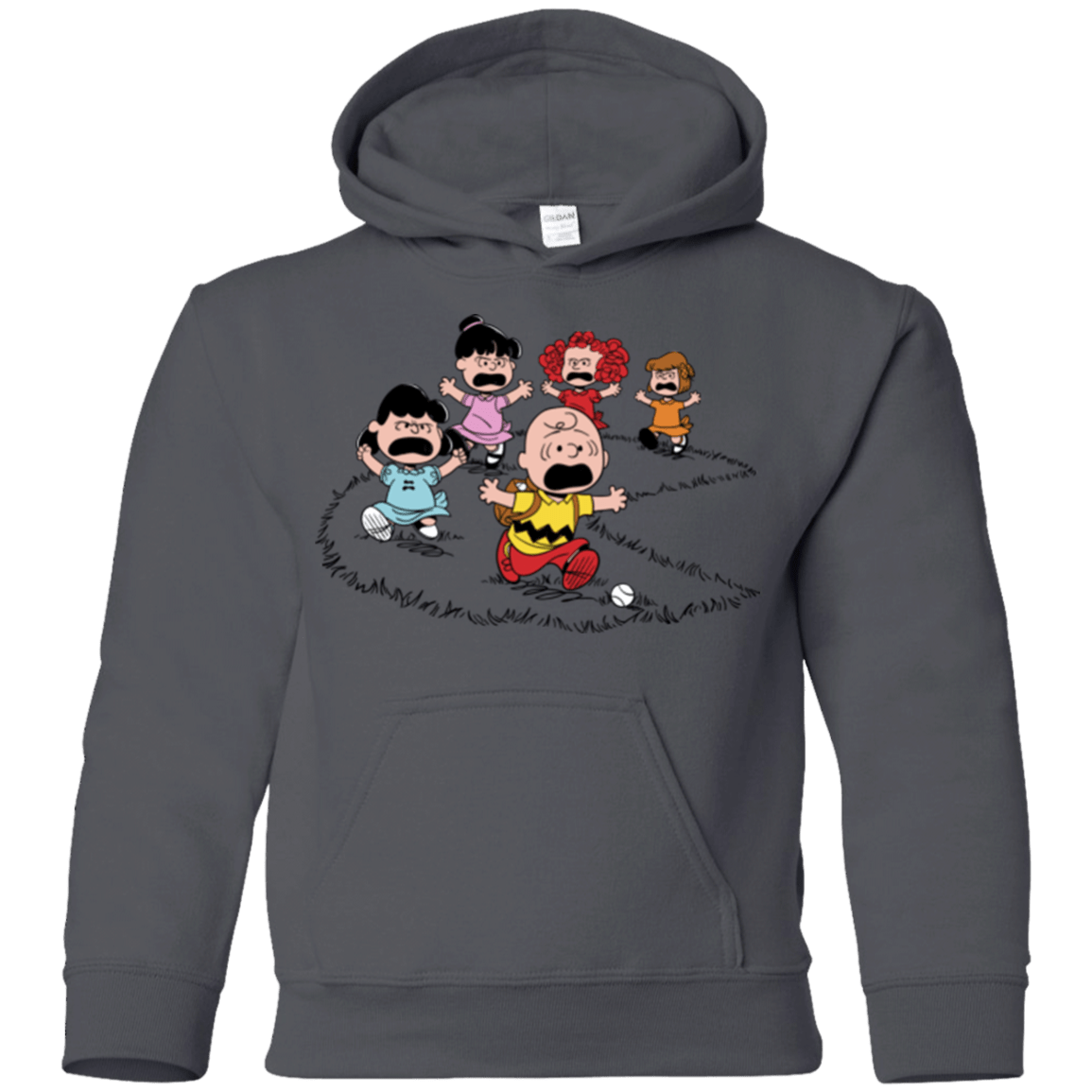 Sweatshirts Charcoal / YS Charlie Pac Man Youth Hoodie