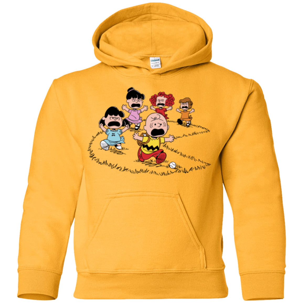 Sweatshirts Gold / YS Charlie Pac Man Youth Hoodie