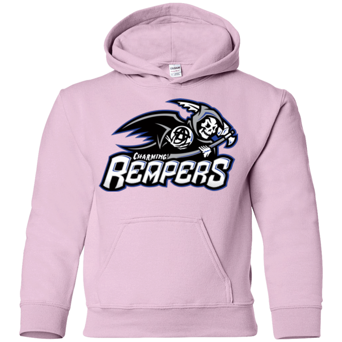 Sweatshirts Light Pink / YS Charming Reapers Youth Hoodie