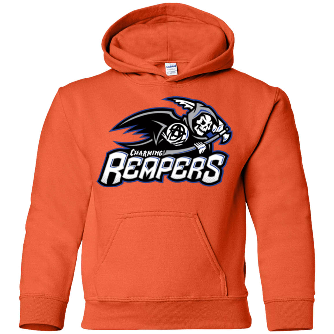 Sweatshirts Orange / YS Charming Reapers Youth Hoodie