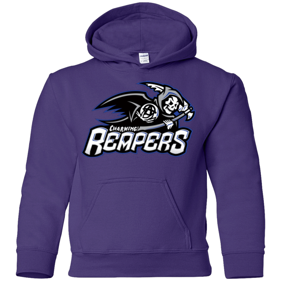 Sweatshirts Purple / YS Charming Reapers Youth Hoodie