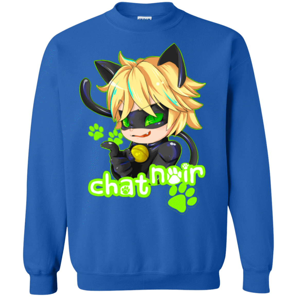Sweatshirts Royal / Small Chat Noir Crewneck Sweatshirt